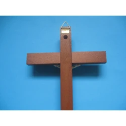 Krzyż drewniany kolor brąz 25 cm